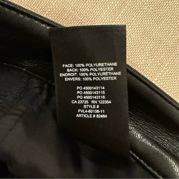 Aritzia New Wilfred Free Melina Straight Pants. Faux Leather. New. 0 size size - Picture 7 of 16